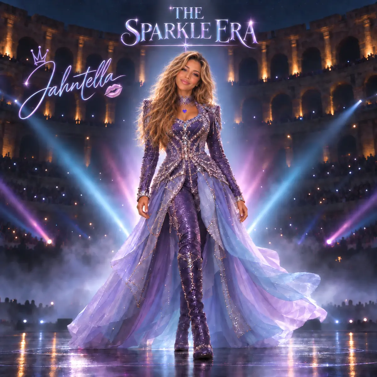 The Sparkle Era Album III front cover by Jahntella
