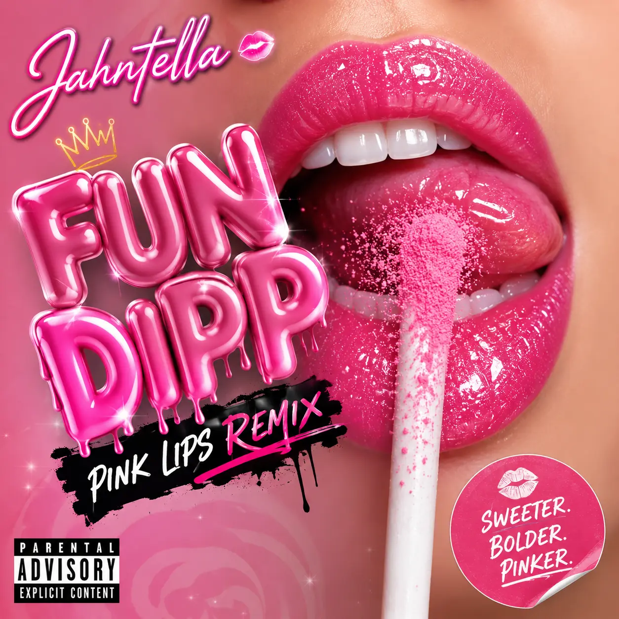 Pink Lips Remix sleeve artwork