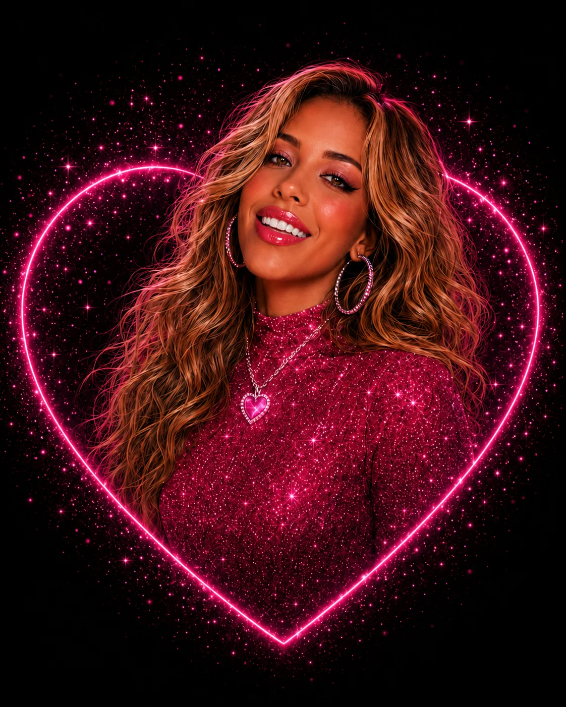 Jahntella in a glowing heart