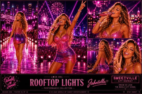 Rooftop Lights official Jahntella poster