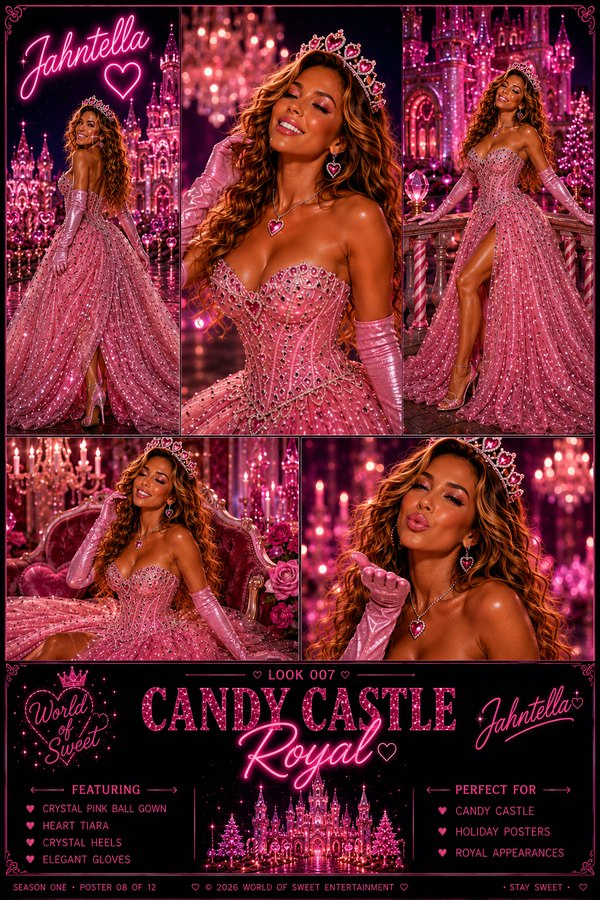 Candy Castle Royal official Jahntella poster